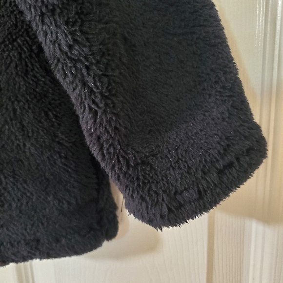 Carter's Black & Pink Soft Fleece Zip Front Jacket with Pockets Baby Girl 24M - Picture 6 of 9